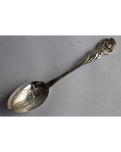 Petite cuillère souvenir High School Fort Morgan Colo argent massif USA