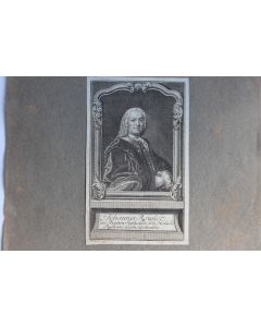 Gravure XVIIIe siècle Johannes Rousfet