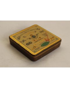 Boite a cigarettes ED. LAURENS Khédive Figaro tôle lithographiée 