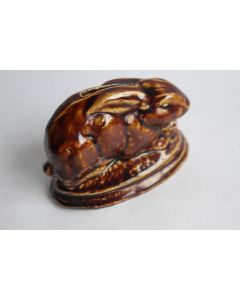 Ancienne tirelire porcelaine lapin 