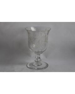 Grande coupe calice cristal taillé