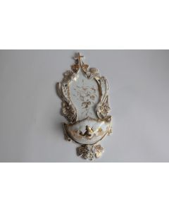 Bénitier porcelaine Vieux Paris