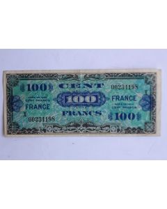 Billet 100 Francs verso France type 1945 France Série X