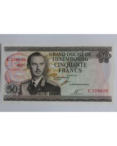 Billet 50 Francs 1972 Luxembourg neuf