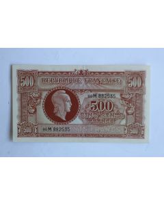 Billet 500 Francs Marianne type 1945 France