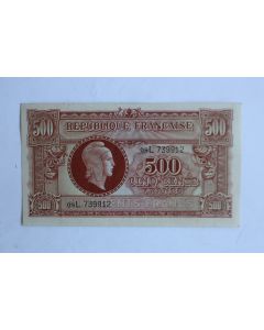 Billet 500 Francs Marianne type 1945 France