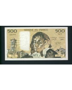 Billet 500 Francs PASCAL 3-2-1977.F.Q72 43185