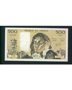 Billet 500 Francs PASCAL 3-2-1977.F.Q72 43184
