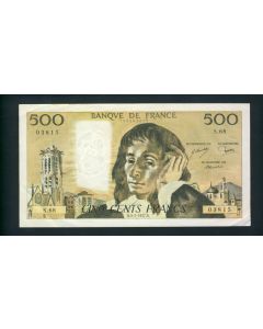 Billet 500 Francs PASCAL 3-2-1977.B. S.68  03815