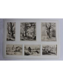 Ensemble de gravures A. Protche