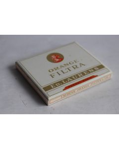 Boite a cigarettes ED. LAURENS Orange Filtra