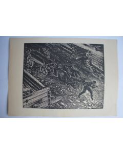 Bois gravé Xylogravure Edmund BARTLOMIEJCZYK Pologne