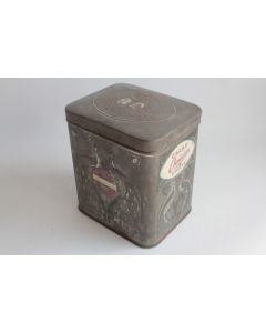 Boîte à chocolat cacao tôle lithographiée gaufré Cacao Croisier Genève
