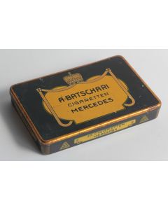 Boîte à Cigarettes tôle A. Batschari Mercedes