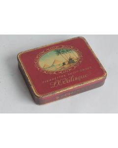 Boîte à Cigarettes tôle Cigarettes Égyptiennes L'Odalisque G. Gerber & Co