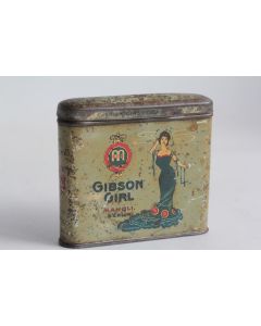 Boîte à Cigarettes tôle Gibson Girl Manoli