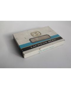 Boite a cigarettes tôle lithographiée ED. LAURENS Bleu