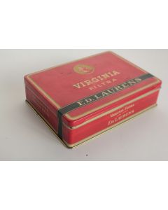 Boite a cigarettes tôle lithographiée ED. LAURENS Virginia Filtra
