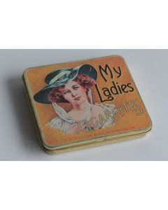 Boîte à Cigarettes tôle My Ladies J.W. Collins & Co Richmond