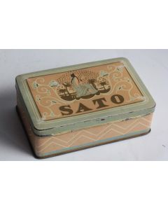 Boîte à Cigarettes tôle SATO Charles LOUPOT