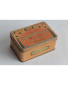 Boîte à Cigarettes tôle Virginia Tobacco Francis Foveaux Cologne