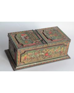 Boîte biscuits tôle lithographiée Huntley & Palmers Mosaïque