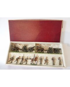 Boite de soldats de plomb artillerie Suisse