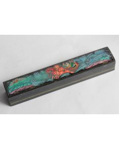 Boîte laquée Russe Plumier Démons Бесы Troika Palekh