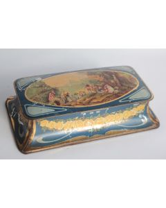 Boîte tôle lithographiée Art Nouveau