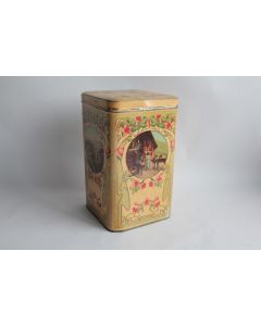 Boîte tôle lithographiée Biscuits Navonne & Co Genève