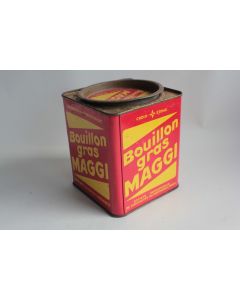 Boîte tôle lithographiée bouillon Maggi en cubes