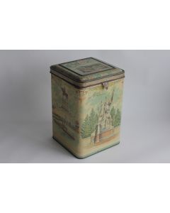 Boîte tôle lithographiée Confiserie A. Golay Genève Suisse