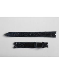 Bracelet montre Universal Genève croco bleu marine 13 mm