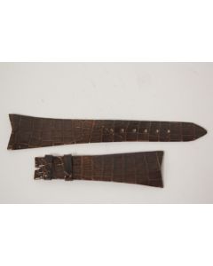 Bracelet montre Universal Genève croco marron 20 mm