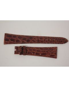Bracelet montre Universal Genève croco marron 21 mm