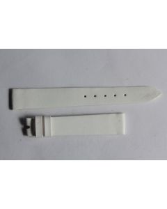 Bracelet montre Universal Genève cuir blanc 16 mm