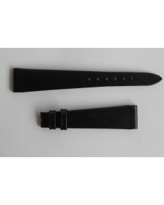 Bracelet montre Universal Genève cuir noir 16 mm