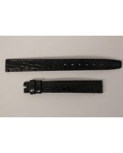 Bracelet montre Universal Genève lézard noir 11 mm