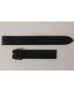 Bracelet montre Universal Genève lézard noir 14 mm
