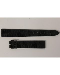 Bracelet montre Universal Genève lézard noir 15 mm