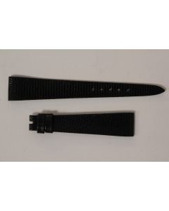 Bracelet montre Universal Genève lézard noir 16 mm