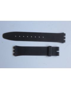 Bracelet pour montre SWATCH ultra souple silicone gris 16 mm