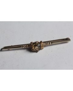 Broche argent Citrine