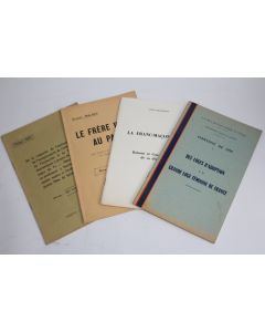 Brochures Franc-maçons dédicace Otto Bachmann