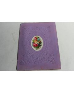 Cahier d'écolier vœux aux parents pour le nouvel an 1893