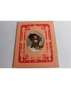 Cahier d'écolier vœux aux parents pour le nouvel an 1897