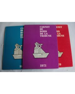 Carnet de bord de la tribune Michel Couturier 1969-70-71 