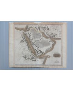 Carte Arabia Egypt Abyssinia Red sea Thomson 1817