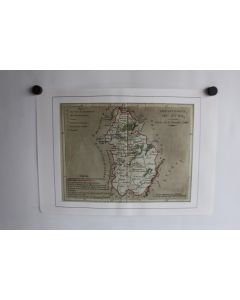 Carte géographique département Jura Brion 1792