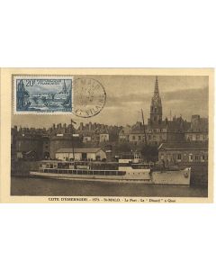 Carte-maximum France n° 394 - Saint-Malo